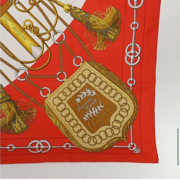 Hermes silk scarf main image 4